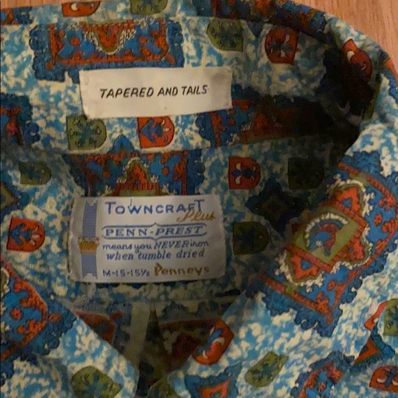 Towncraft ‘plus’ vintage pattern shirt - Picture 2 of 2